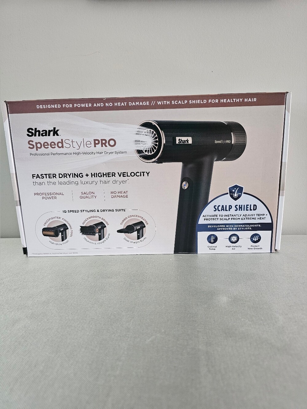 New Sealed SHARK Speedstyle Pro High Velocity Hair Dryer System